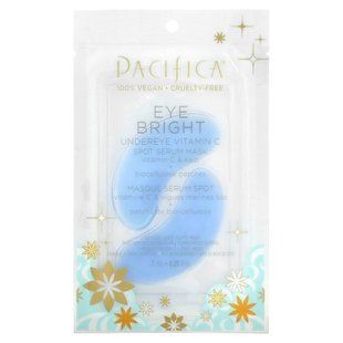 Pacifica, Eye Bright, Undereye Vitamin C Spot Serum Beauty Mask, 2 Patches, 0.23 fl oz (7 ml) купить в Киеве и Украине