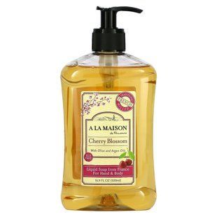 Жидкое мыло для рук и тела A La Maison de Provence (Hand and Body Liquid Soap Cherry Blossom) 500 мл цветы вишни купить в Киеве и Украине