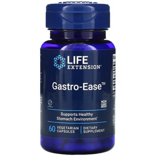 Восстановление микрофлоры желудка, Gastro-Ease, Life Extension, 60 капсул купить в Киеве и Украине