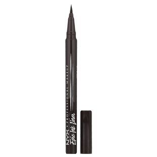 NYX Professional Makeup, Waterproof Epic Ink Liner, 03 Dark Chocolate, 0.03 fl oz (1 ml)