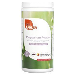Zahler, Magnesium Powder, Raspberry-Lemon, 8.5 oz (240 g) купить в Киеве и Украине