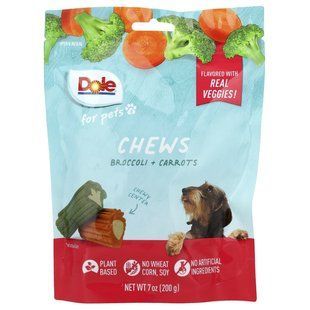 Dole for Pets, Chews, Broccoli + Carrots , 7 oz (200 g) купить в Киеве и Украине