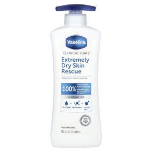 Vaseline, Clinical Care&trade;, Extremely Dry Skin Rescue Body Lotion, Fragrance Free, 13.5 fl oz (400 ml) купить в Киеве и Украине