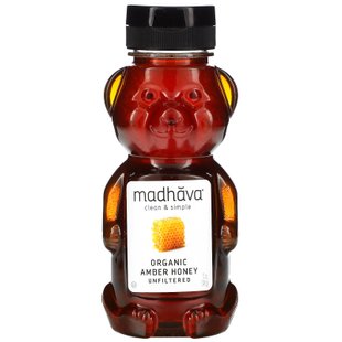 Органический мед, Madhava Natural Sweeteners, 340 г купить в Киеве и Украине