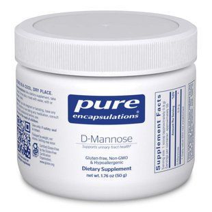 Д-Манноза Pure Encapsulations (D-Mannose) 50 г купить в Киеве и Украине