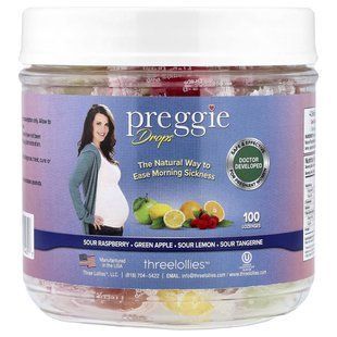 Preggie, Preggie Drops, Assorted, 100 Lozenges