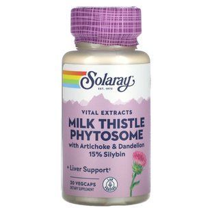 Solaray, Vital Extracts, Milk Thistle Phytosome, 30 Vegcaps купить в Киеве и Украине