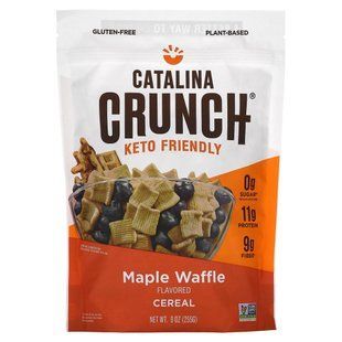Catalina Crunch, Кето-злаки, кленовые вафли, 9 унций (255 г) купить в Киеве и Украине