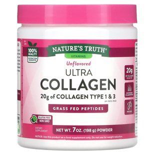 Ультра коллагеновый порошок без ароматизаторов Nature's Truth (Ultra Collagen Powder) 198 г купить в Киеве и Украине