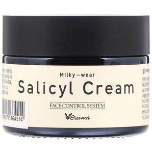 Salicylic Cream, Face Control System, Elizavecca, 1.69 fl oz (50 ml)