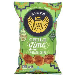 Siete, Potato Chips, Chile Lime, 5.5 oz (156 g) купить в Киеве и Украине