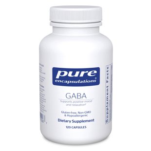 ГАМК Pure Encapsulations (GABA) 120 капсул купить в Киеве и Украине