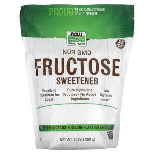 NOW Foods, Fructose Sweetener, 3 lbs (1,361 g) купить в Киеве и Украине