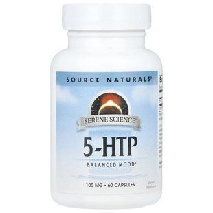 Hydroxytryptophan Source Naturals (Serene Science 5-HTP) 100 mg 60 capsules