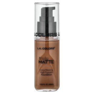 L.A. Colors, Truly Matte Foundation, CLM363 Cappuccino, 1.35 fl oz (40 ml)