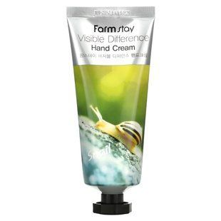 Farmstay, Visible Difference Hand Cream, Snail, 3.52 oz (100 g)