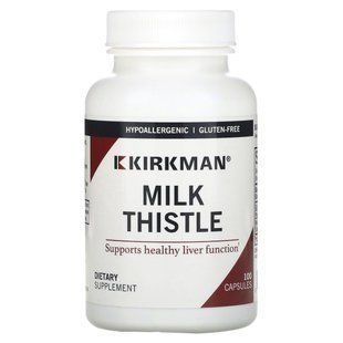 Расторопша Kirkman Labs (Milk Thistle) 100 мг 100 капсул купить в Киеве и Украине