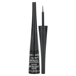 Liquid eyeliner MegaLiner Metallic, shade Cosmic Black, Wet n Wild, 3.5 ml.