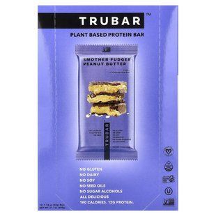 Trubar, протеиновый батончик на растительной основе, нежная помадка и арахисовая паста, 12 батончиков по 50 г (1,76 унции) купить в Киеве и Украине