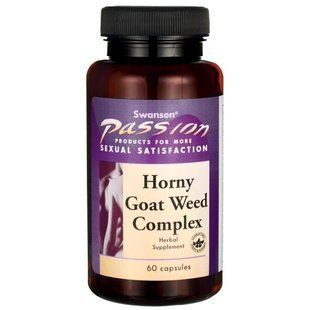 Комплекс травы сладострастного козла Swanson (Horny Goat Weed Complex) 60 капсул купить в Киеве и Украине