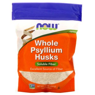 Cемена подорожника Now Foods (Healthy Foods Whole Psyllium Husks) 454 г купить в Киеве и Украине