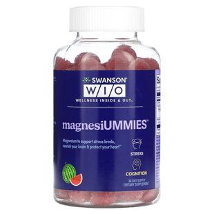 Swanson WIO, MagnesiUMMIES, Watermelon, 120 Gummies купить в Киеве и Украине