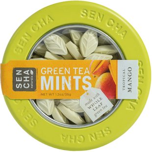 Мятные леденцы с зеленым чаем, тропический манго, Sencha Naturals, 1,2 унции (35 г) купить в Киеве и Украине