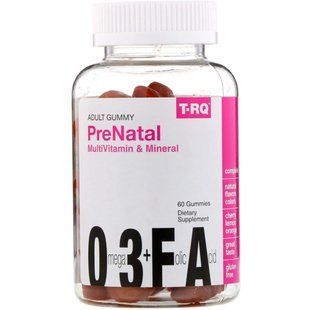 Витамины и минералы для беременных T-RQ (Prenatal Multivitamin and Mineral) 60 жевательных таблеток со вкусом вишня-лимон-апельсин купить в Киеве и Украине