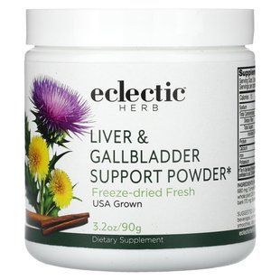 Витамины для очищения печени и желчного пузыря порошок Eclectic Institute (Raw Fresh Freeze-Dried Liver and Gallbladder Support) 90 г купить в Киеве и Украине