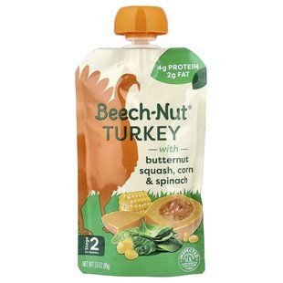 Beech-Nut, Turkey With Butternut Squash, Corn & Spinach, 6+ Months, 3.5 oz (99 g) купить в Киеве и Украине