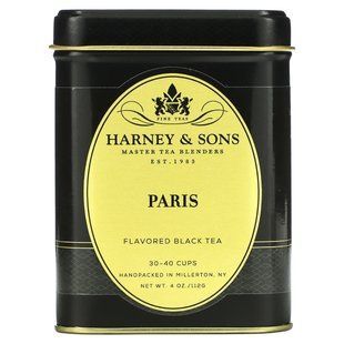 Черный чай, ароматизированный Париж, Harney & Sons, 4 унции (112 г) купить в Киеве и Украине
