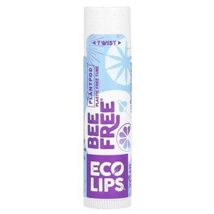 Eco Lips, Bee Free, Vegan Lip Balm, Unflavored, 0.15 oz (4.25 g) купить в Киеве и Украине