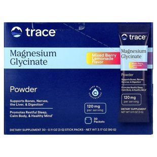 Magnesium Glycinate Trace Minerals (Magnesium Glycinate Berry Lemonade) 30 sachets