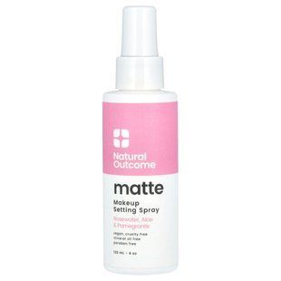 Natural Outcome, Matte, Makeup Settling Spray, 4 oz (120 ml) купить в Киеве и Украине