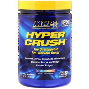 Pre-workout nutrition, rainbow candy, Maximum Human Performance, LLC, 1 pound (450 g).