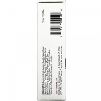 Cremo, Exfoliating body bar, No. 8, based on shea, bourbon, and oak oil, 6 ounces (170 g)