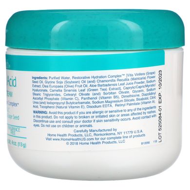 Крем з відновлювальним комплексом гіалуронова кислота зволожуючий Home Health (Moisturizing Cream) 113 г