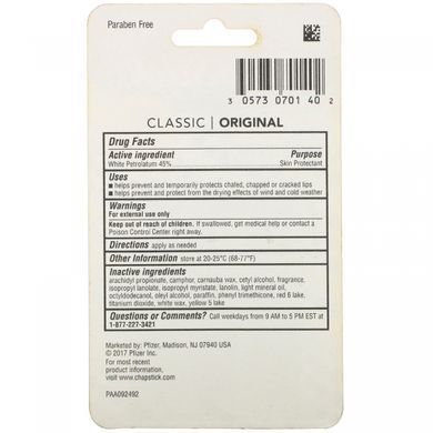 Lip Care Skin Protectant Classic Collection 3 tubes x 4 g