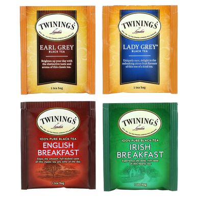 Чай чорний набір сортів з 20 пакетів Twinings (Black Tea Classics) 20 пакетів 40 м