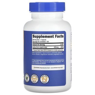 Nutricost Kelp 325 mg 120 capsules