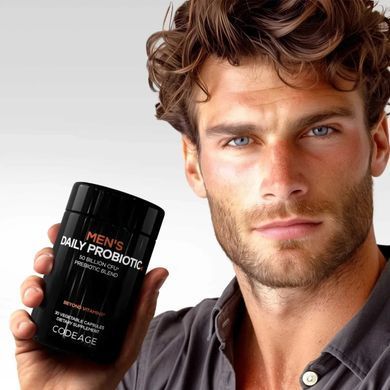 Ежедневный пробиотик для мужчин Codeage (Men's Daily Probiotic) 30 растительных капсул купить в Киеве и Украине
