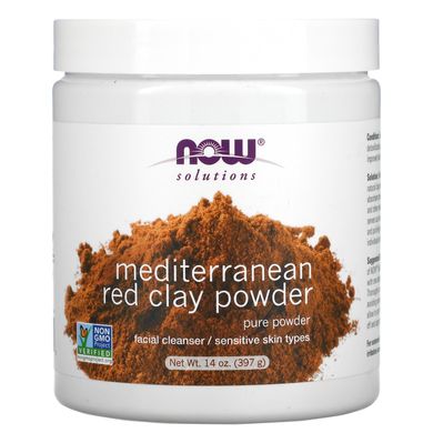 Марокканская красная глина Now Foods (Moroccan Red Clay Powder) 397 г купить в Киеве и Украине