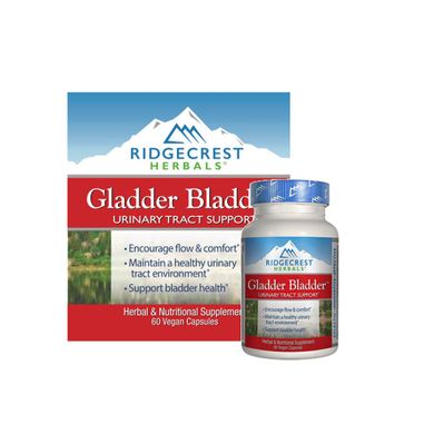 Комплекс для підтримки сечостатевої системи, Gladder Bladder, RidgeCrest Herbals, 60 гелевих капсул