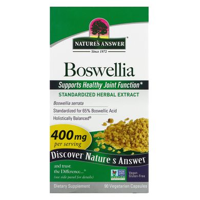 Босвелія Nature's Answer (Boswellia) 400 мг 90 капсул