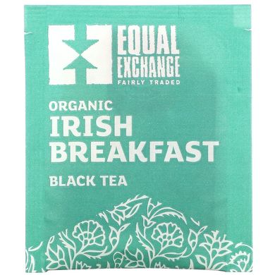 Equal Exchange, Органический ирландский завтрак, черный чай, 20 чайных пакетиков, 1,41 унции (40 г) купить в Киеве и Украине