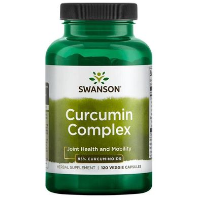 Куркумін комплекс із БіоПерином Swanson (Curcumin Complex with BioPerine) 350 мг 120 капсул