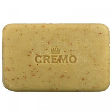 Cremo, Exfoliating body bar, No. 8, based on shea, bourbon, and oak oil, 6 ounces (170 g)
