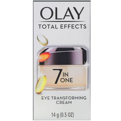 7 в 1, крем для перетворення області навколо очей, Total Effects, Olay, 14 г (0,5 унції)