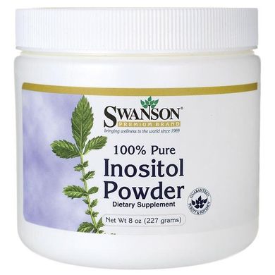 Інозитол Swanson (100% Pure Inositol Powder) 227 г