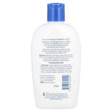 Vanicream, Мягкое мытье для тела, для чувствительной кожи, без запаха, 12 жидких унций (355 мл) купить в Киеве и Украине